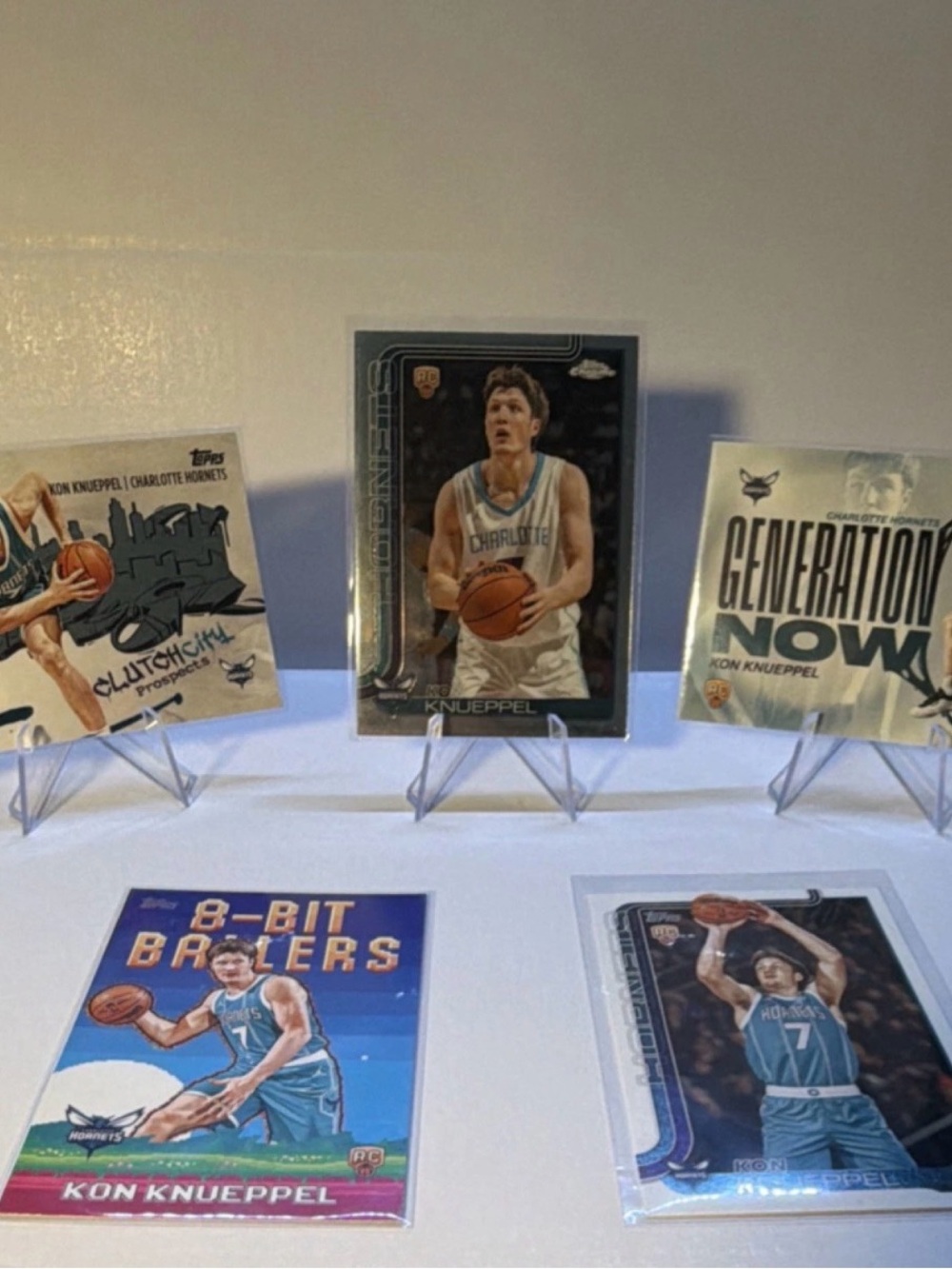 2026 Topps Kon Knueppel Charlotte Hornets Rookie 17 Card Lot NBA